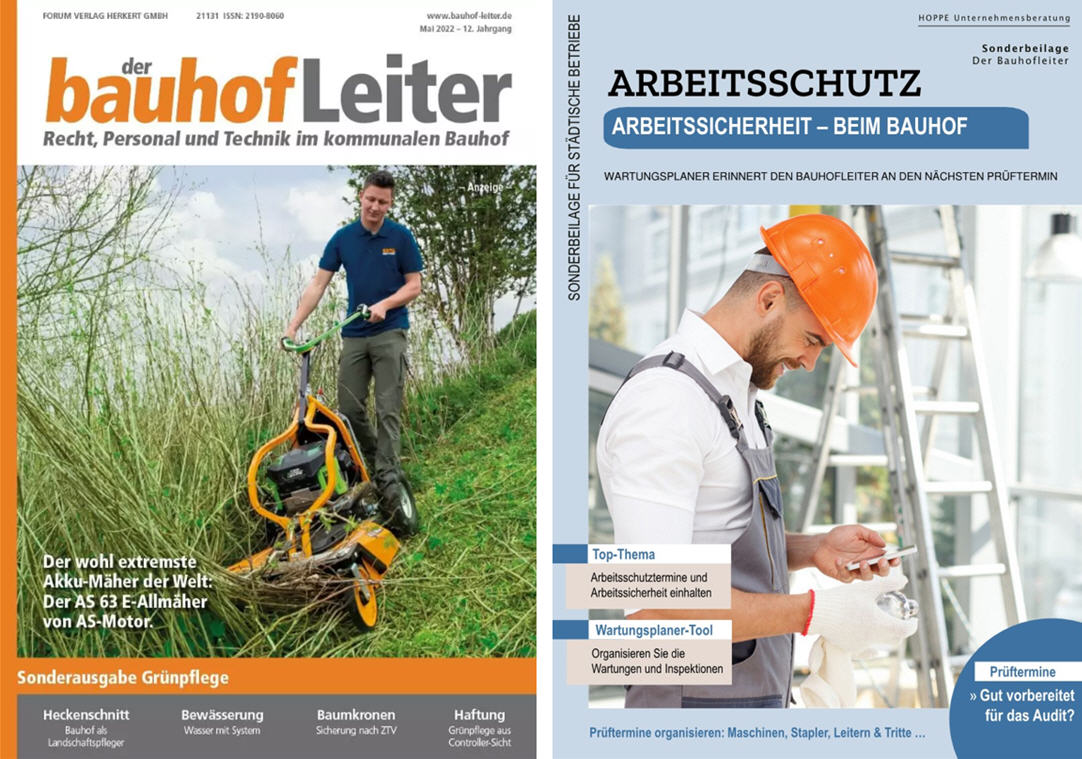 Der Bauhofleiter / 05-22 Forum Verlag Herkert GmbH, Prf- und Wartungsplaner - Arbeitsschutz & Arbeitssicherheit - beim Bauhof