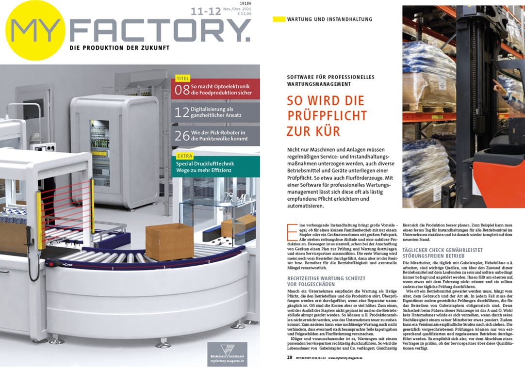 My Factory / 06-21 Vereinigte Fachverlage GmbH,Software fr professionelles Wartungsmanagement
