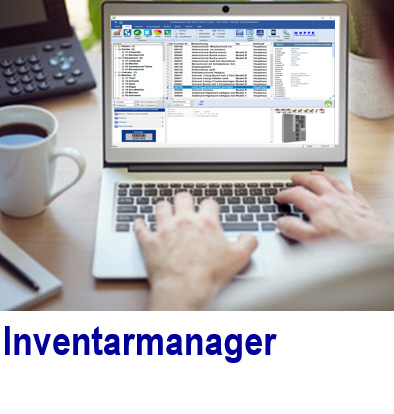 Software Inventarmanager um das  Inventar zu verwalten. Verwalteten Si