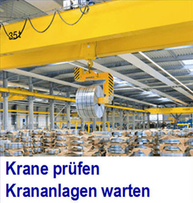 Kran - Software plant den Prüftermin Kranprüfung, Krane App, mobile Erfassung Brückenkran,  Industriekran, Stapelkran, Schwenkkran