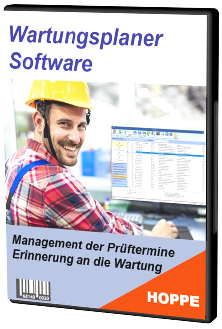 Produkt CD mit HOPPE Instandhaltungsorganisation Software