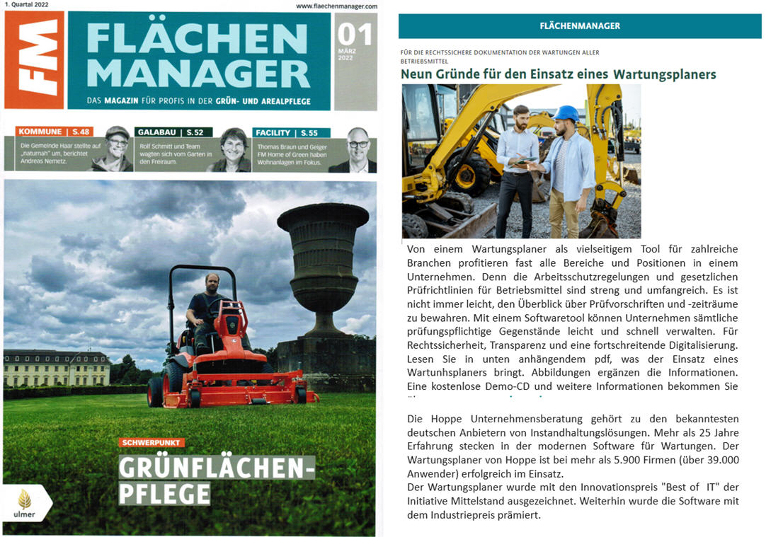 Flchenmanager / 03-22 Verlag Eugen Ulmer KG,  berblick ber Prfvorschriften und -zeitrume zu bewahren.