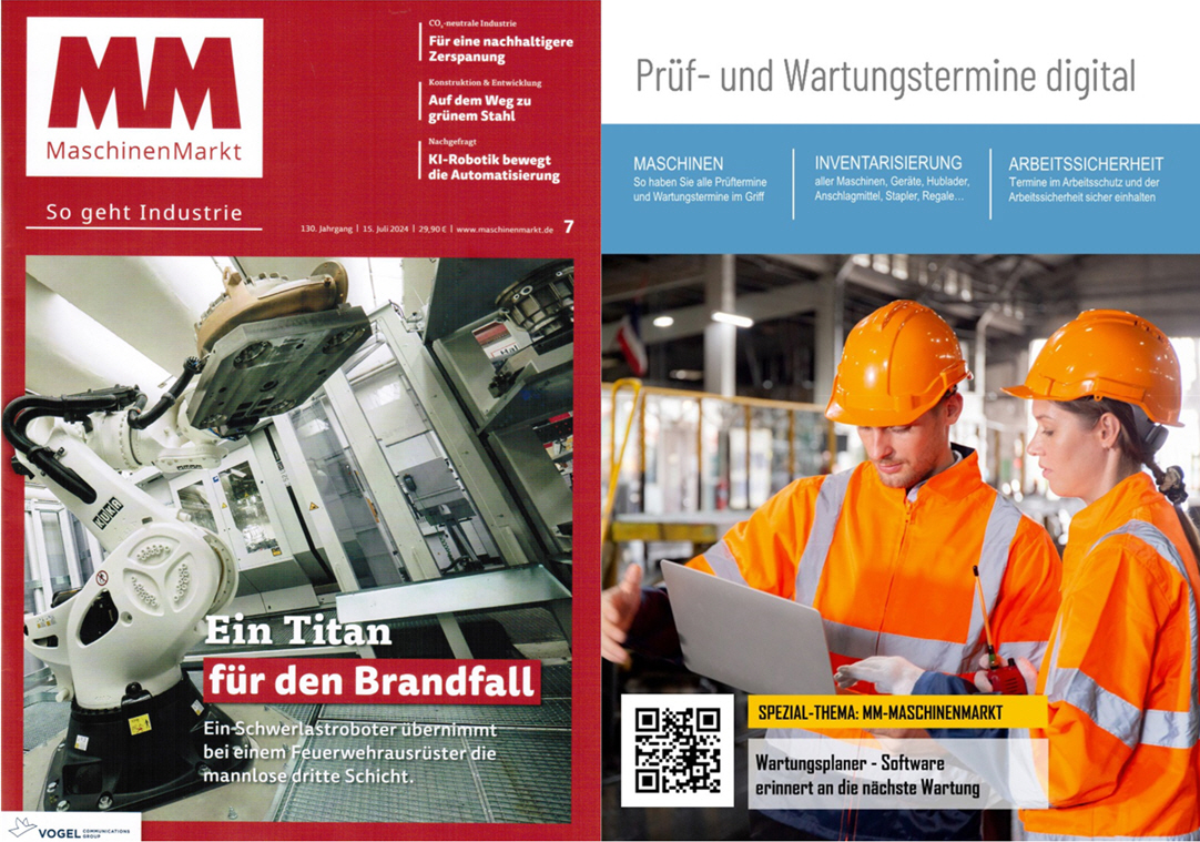 MM Maschinenmarkt Vogel Communication Group Juli/24 Prf- und Wartungstermine digital - Steigern Sie Ihre Produktivitt auf ein neues Level